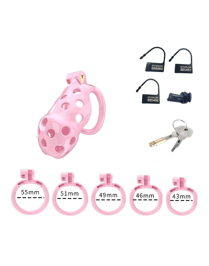 Rimba P-Cage - P-Cage PC03 - Peniskooi Maat S - Roze