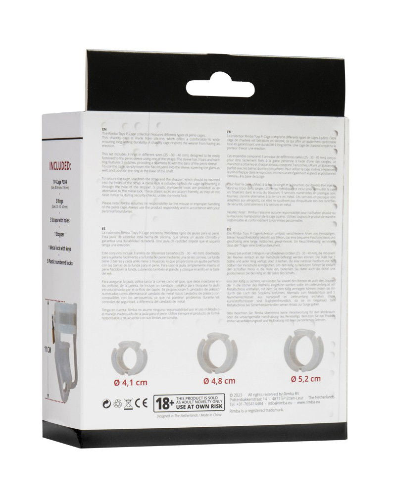 Rimba P-Cage - P-Cage PC04 - Peniskooi - Transparant