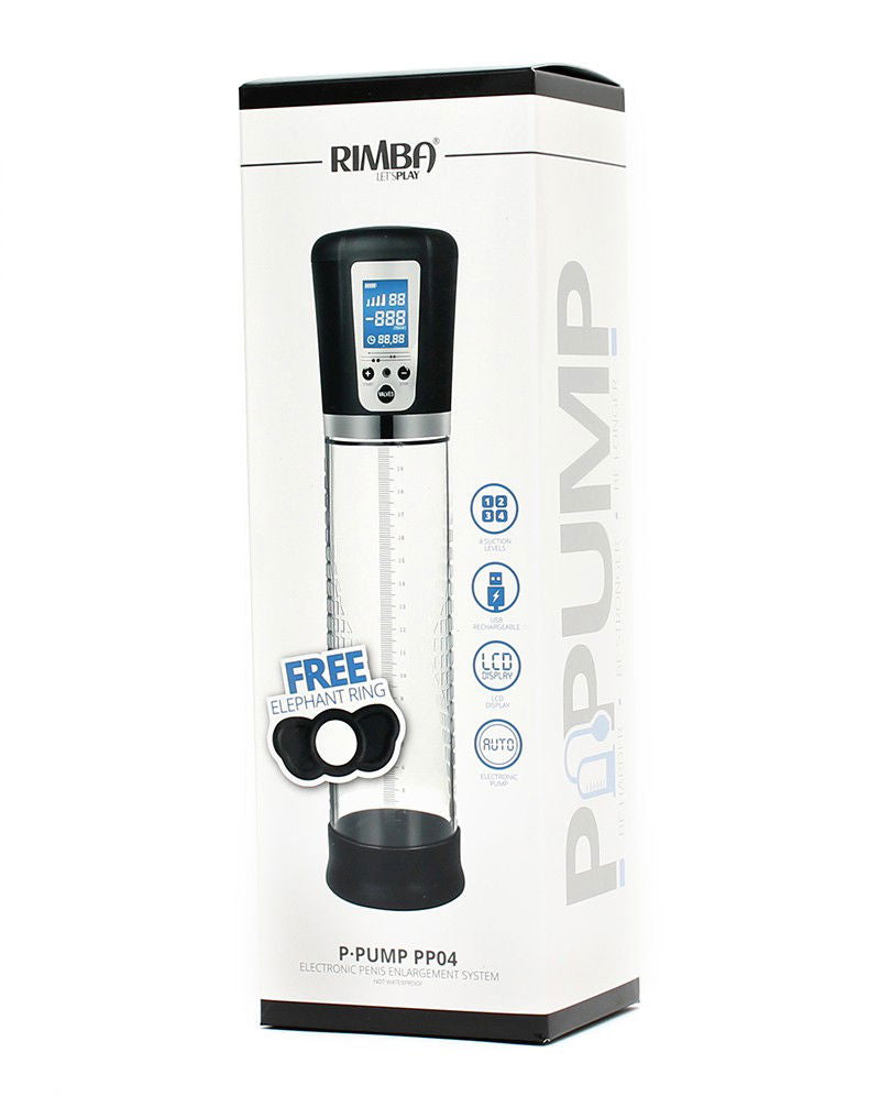 Rimba P-Pump - P-Pump PP04 - Oplaadbare Penisvergroter - Zwart