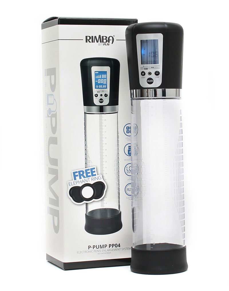 Rimba P-Pump - P-Pump PP04 - Oplaadbare Penisvergroter - Zwart