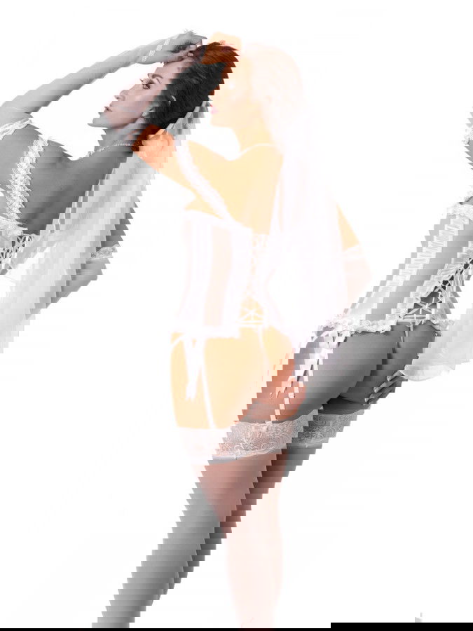 Amorable by Rimba -  Bruidscorset (7 delig) - Wit