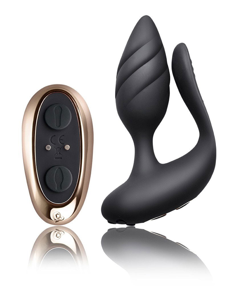 Rocks-Off - Cocktail - Koppel Vibrator met Afstandsbediening - Zwart