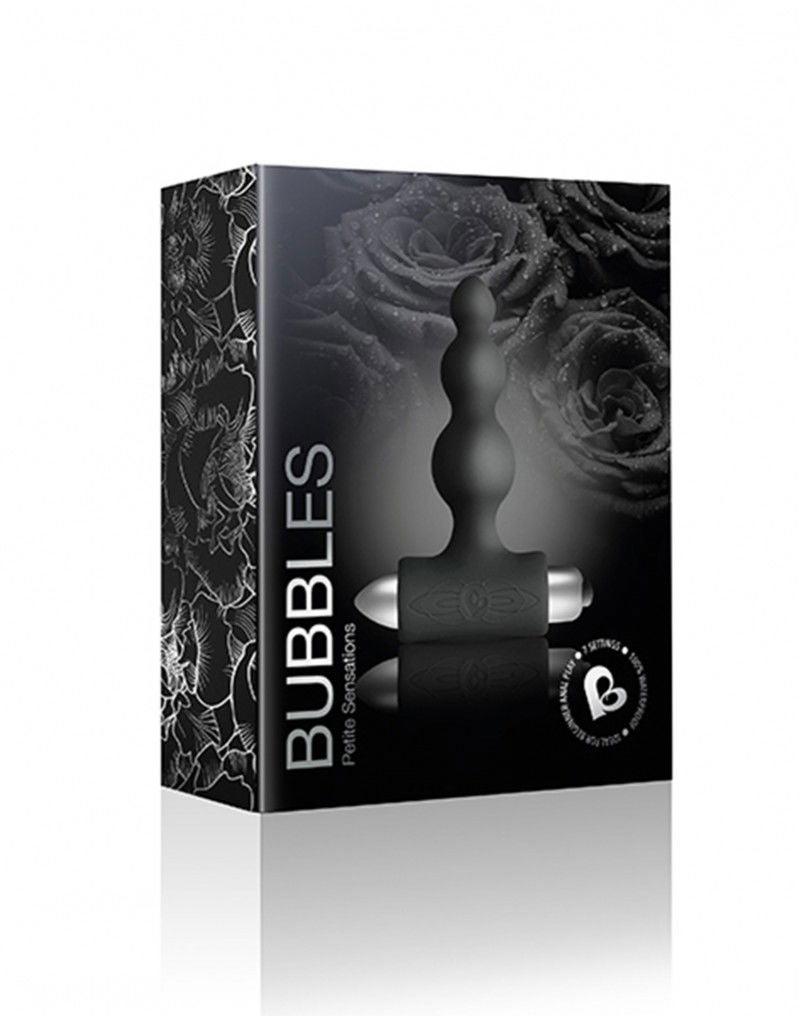 Rocks-Off - Petite Sensations Bubbles - Anale Vibrator - Zwart