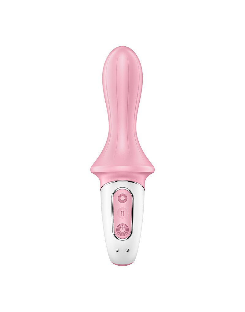 Satisfyer - Air Pump Booty 5+ - Opblaasbare Anale Vibrator (met App Control) - Roze