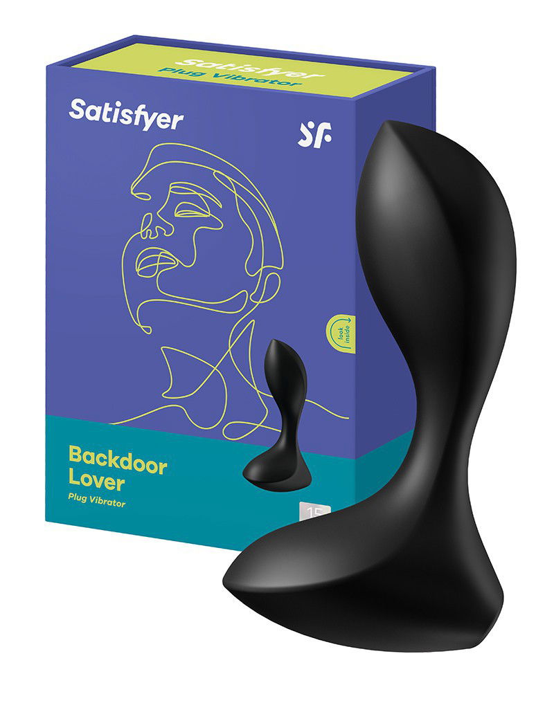 Satisfyer - Backdoor Lover - Anaal Vibrator - Zwart