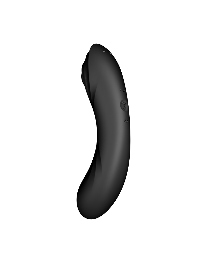 Satisfyer - Curvy Trinity 4 - 3-in-1 Vibrator - Zwart