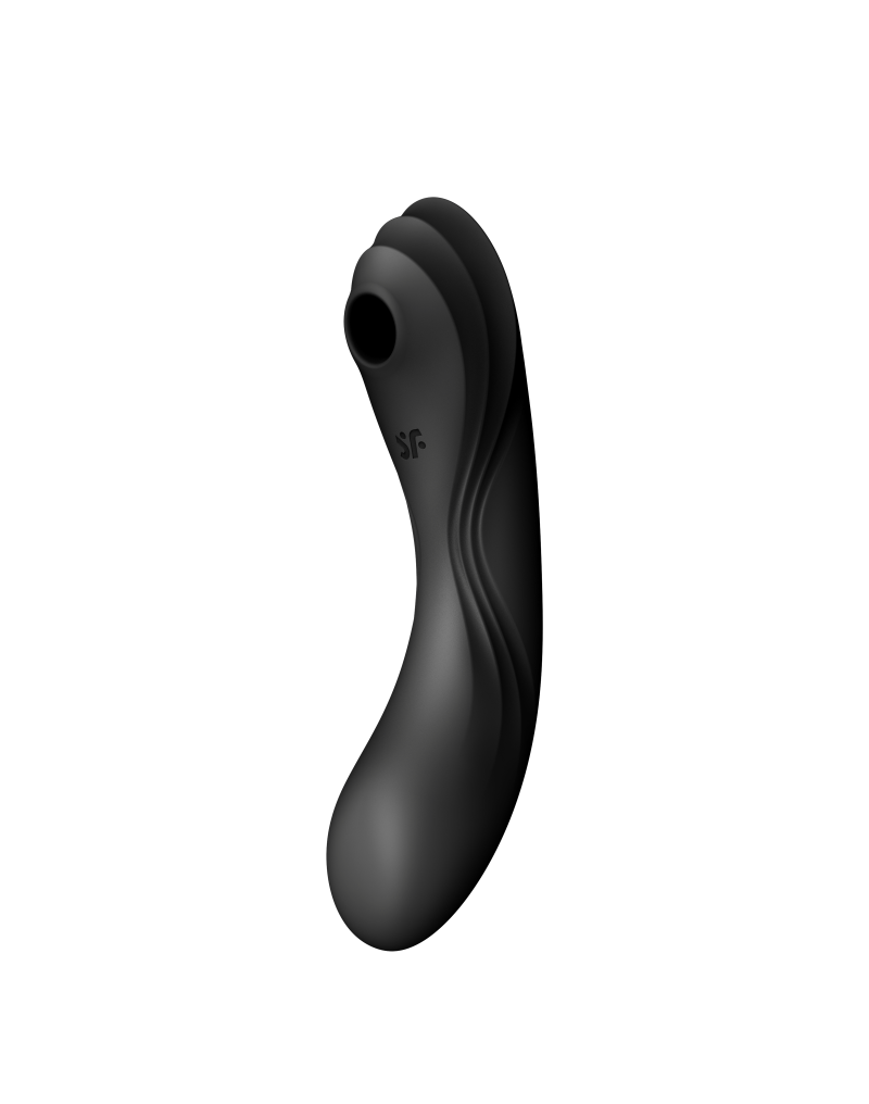 Satisfyer - Curvy Trinity 4 - 3-in-1 Vibrator - Zwart