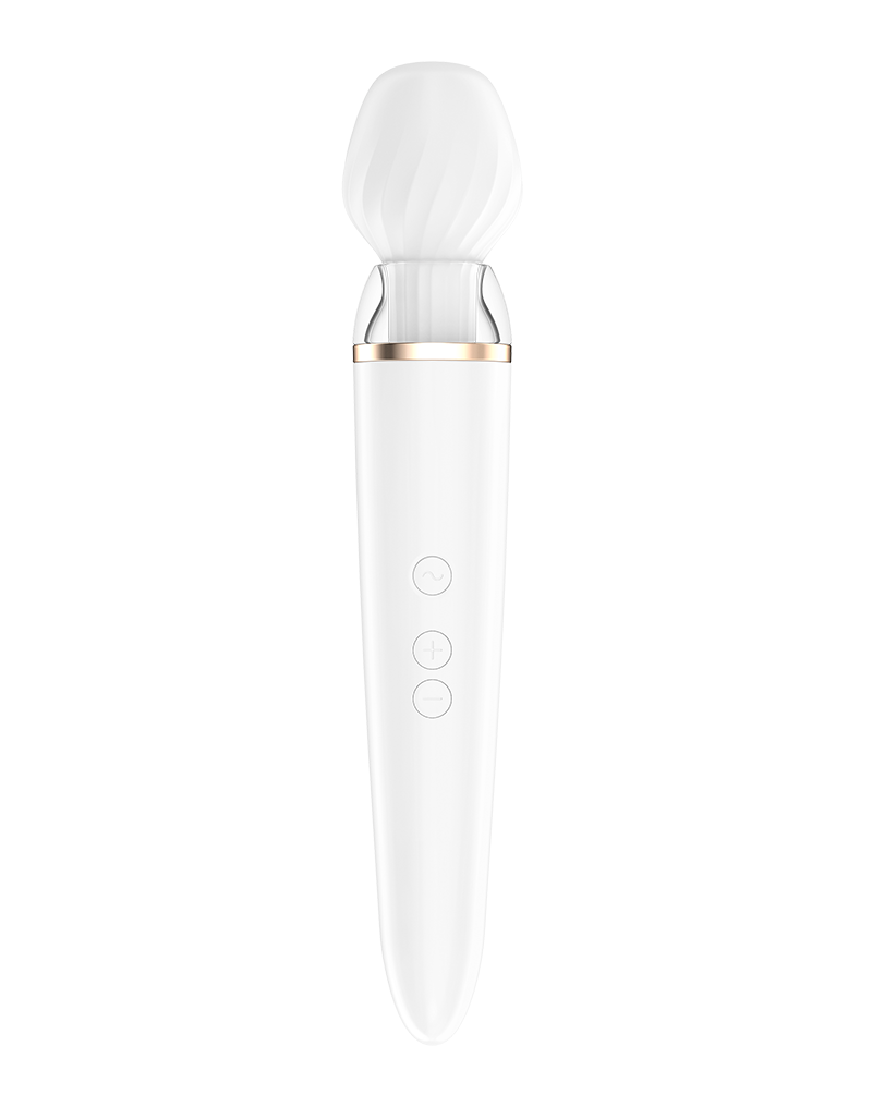 Satisfyer - Double Wand-er - Wand Vibrator - Wit