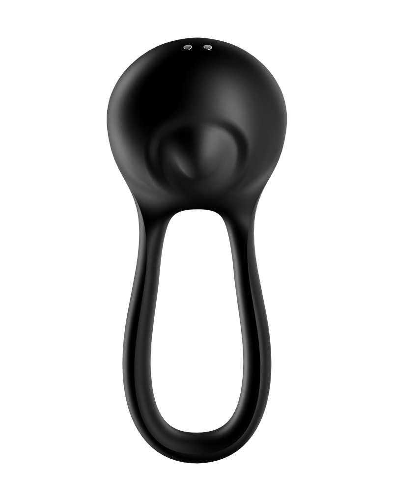Satisfyer - Majestic Duo - Cockring Vibrator - Zwart