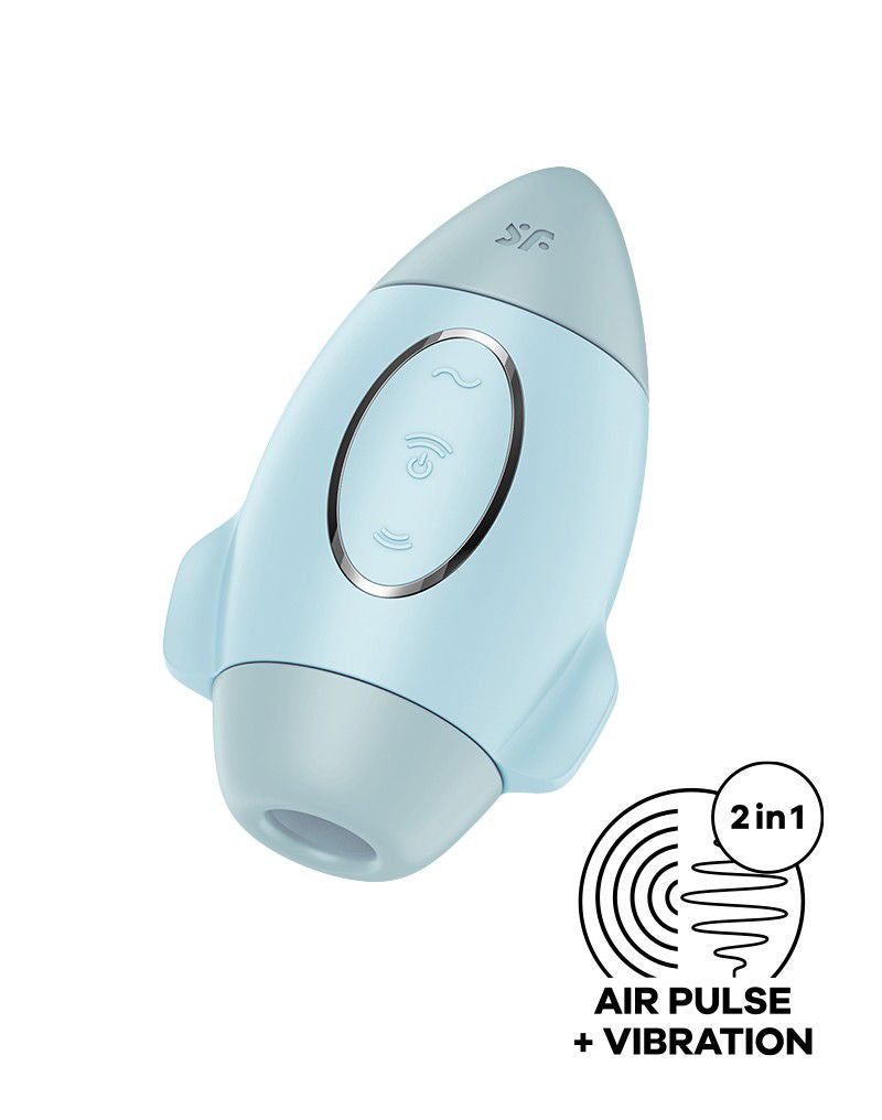 Satisfyer - Mission Control - Luchtdruk Vibrator - Blauw