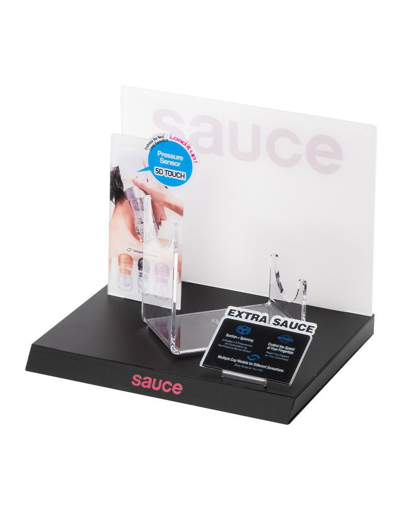 Sauce - Display - Zwart, Roze & Wit