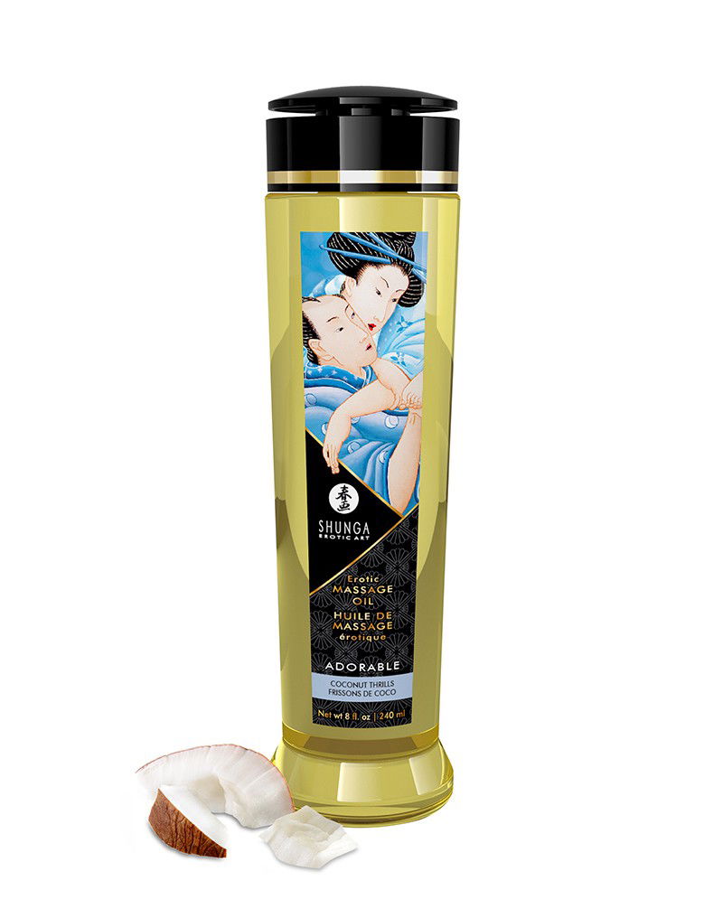 Shunga - Massage Olie - Adorable Coconut - 240 ml