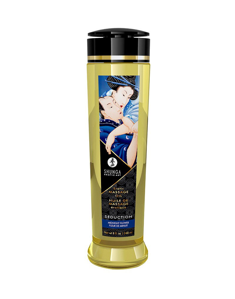 Shunga - Massage Olie - Seduction Midnight Flower - 240 ml