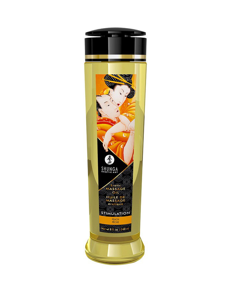 Shunga - Massage Olie - Stimulation Peach - 240 ml