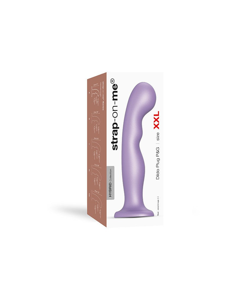 Strap-On-Me - Dildo Plug P&G Maat XXL - Metallic Lila