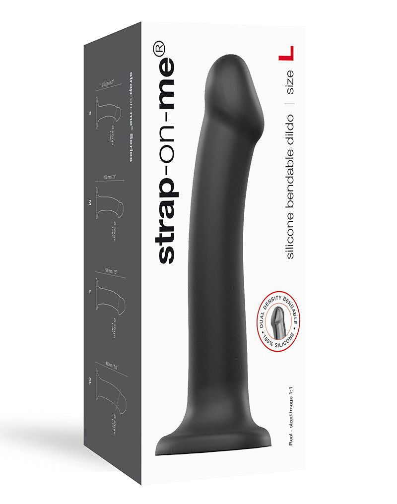 Strap-On-Me Dual Density Dildo Black L
