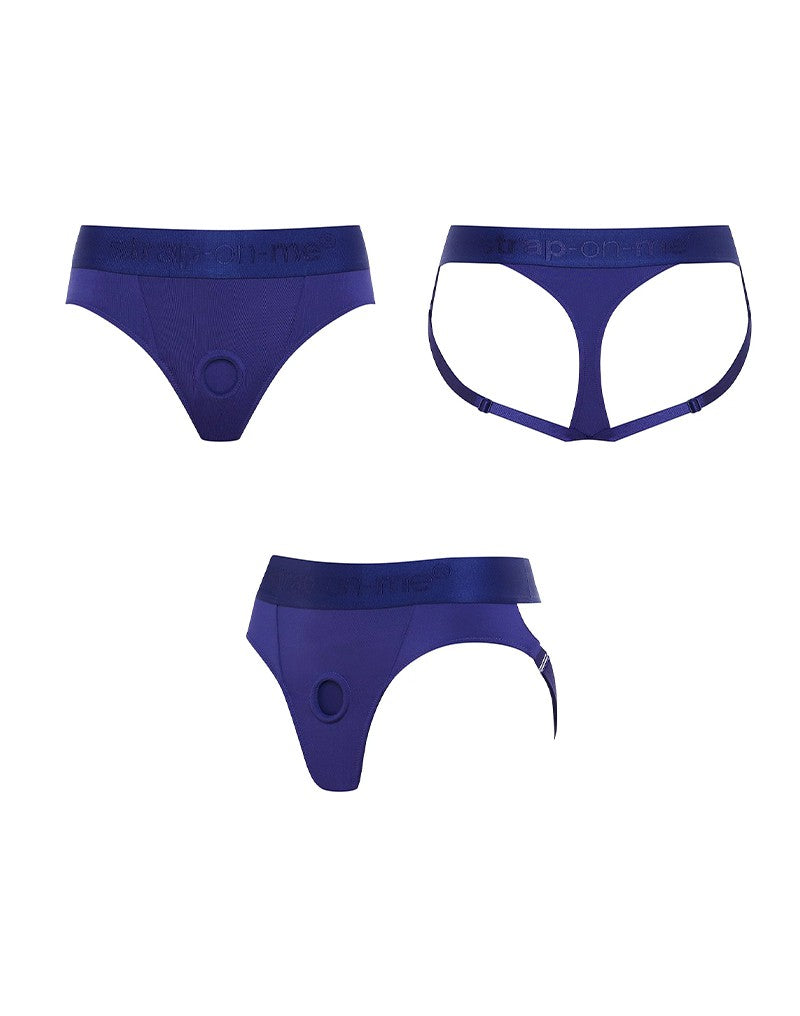Strap-On-Me - Harness Heroine - Strap-On Harnas - Blauw