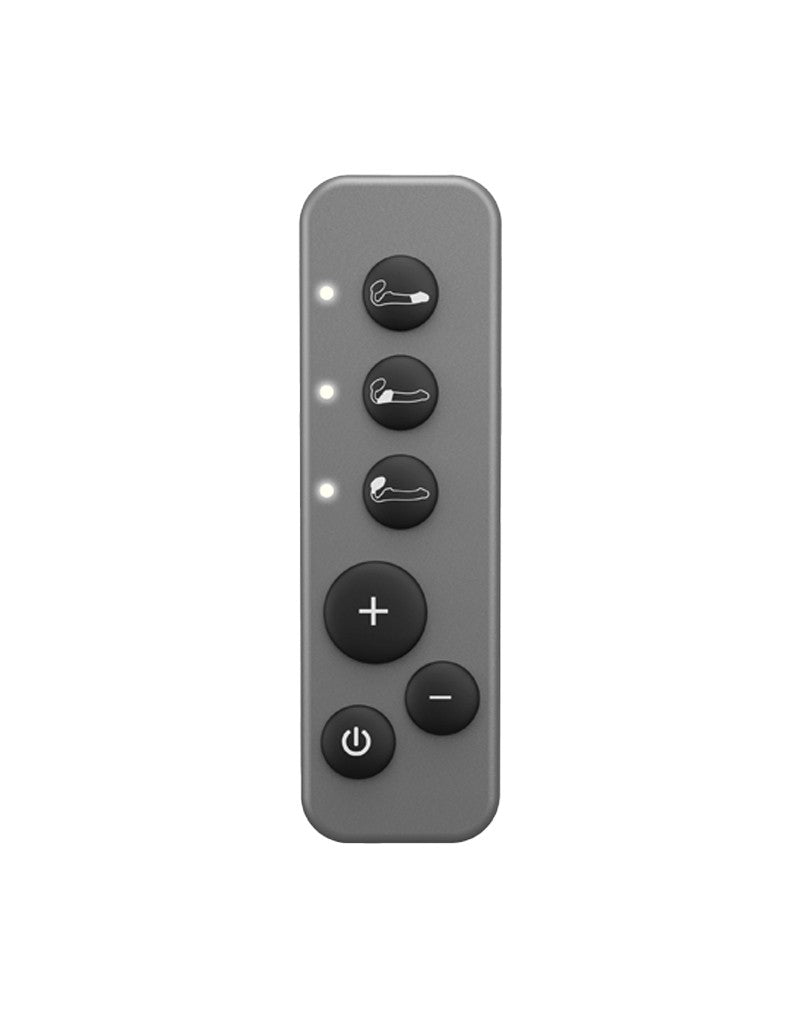 Strap-On-Me - Multi Orgasm - Strap-On Vibrator met Lik Stimulator Maat XL - Zwart