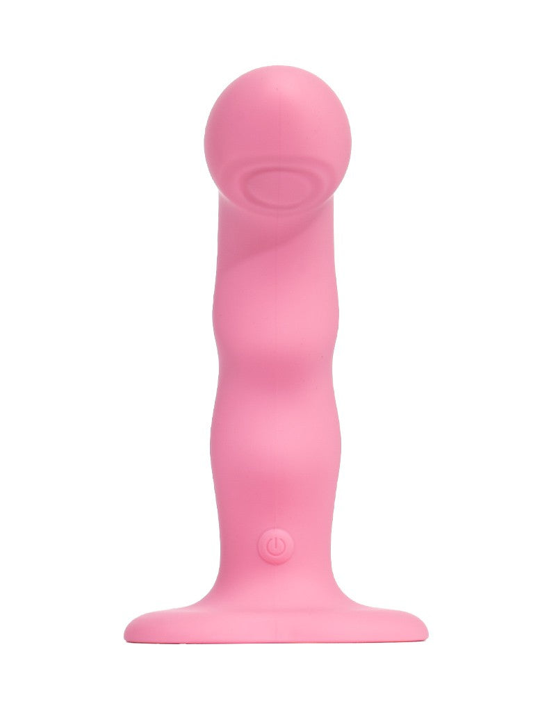 Strap-On-Me - Tappende Dildo Wave - Roze Koraal