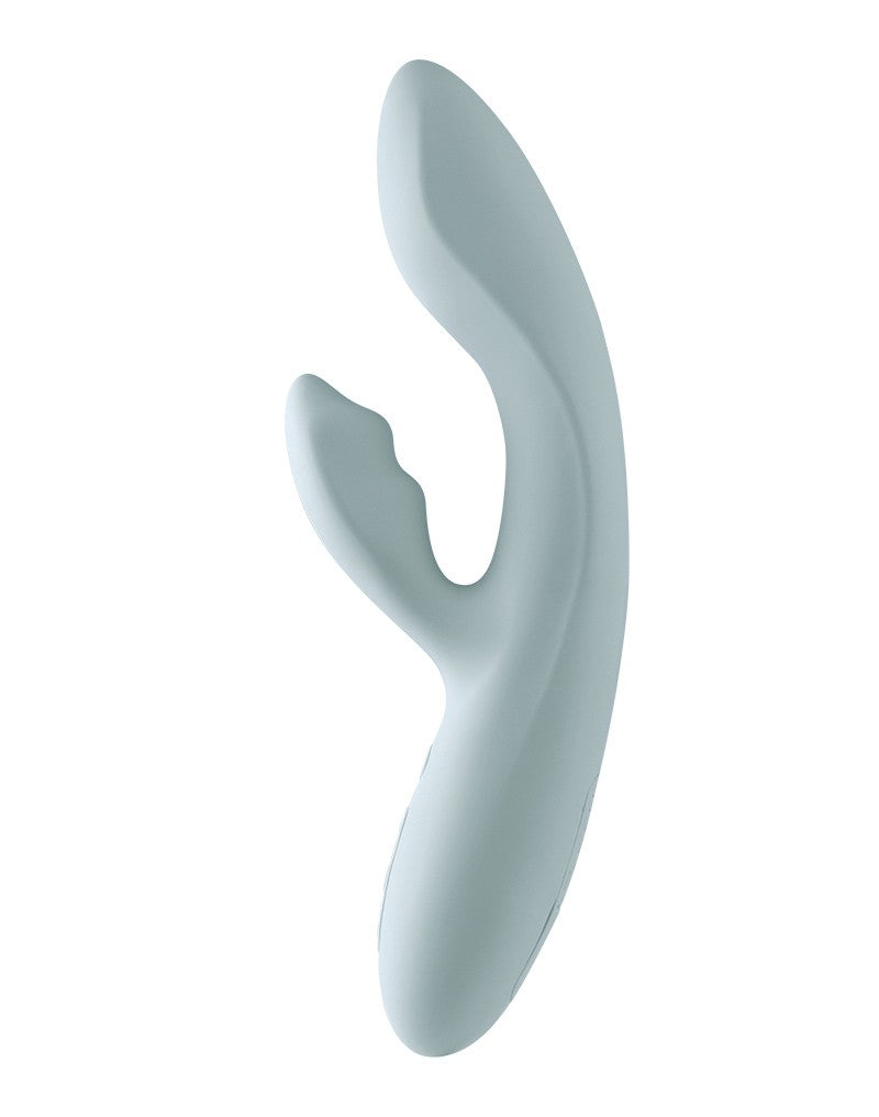 SVAKOM - Chika - verwarmende Rabbit Vibrator App controlled  - Grijs