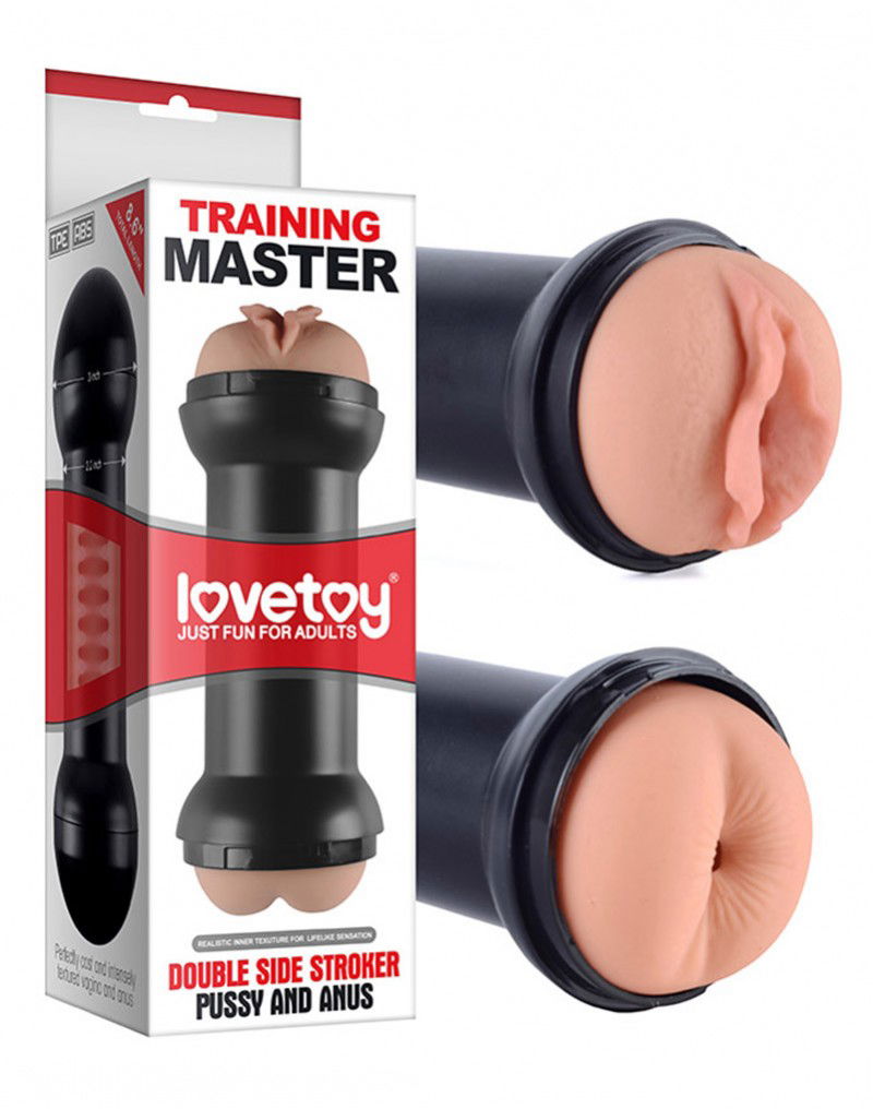 Training Master Double Side Stroker-Pussy and Anus