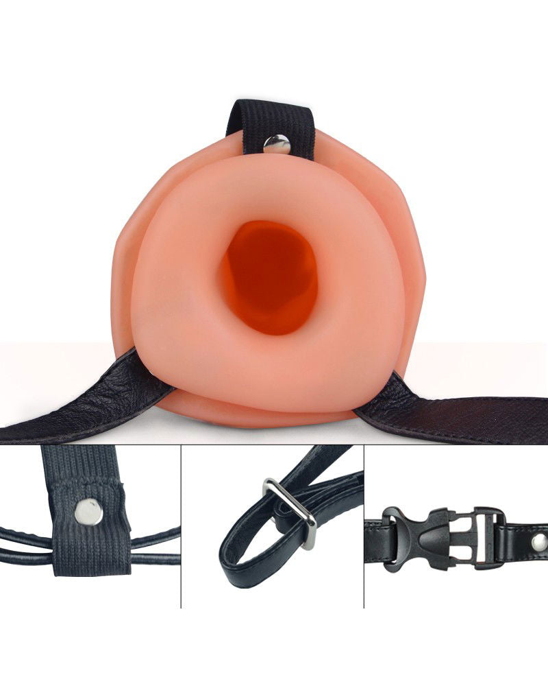 Unisex Hollow Strap On 6.5"