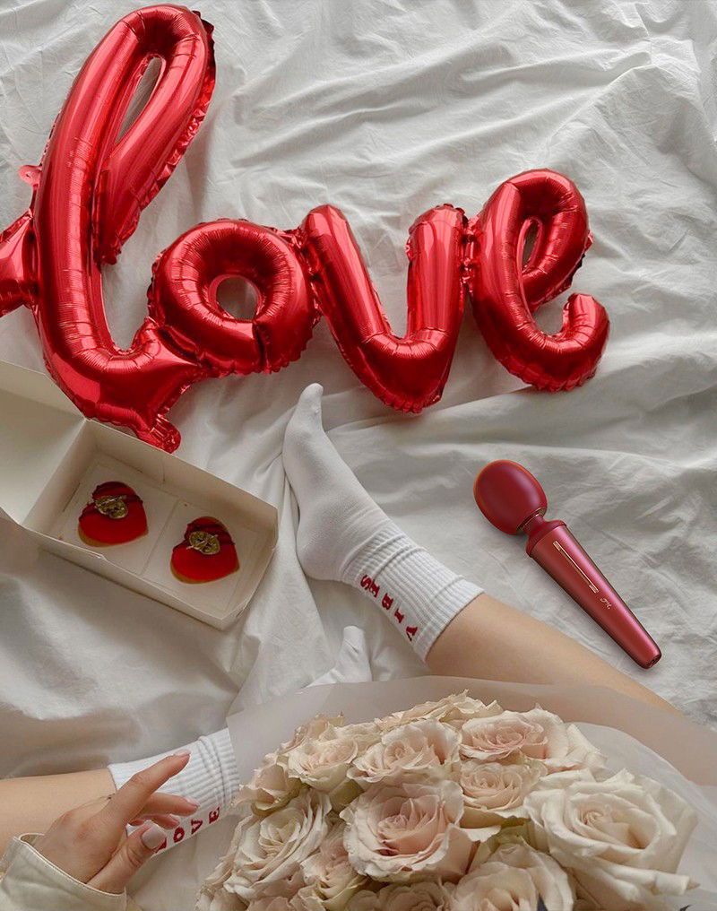 Viotec - Titan - Staafvibrator - Goud & Wijnrood