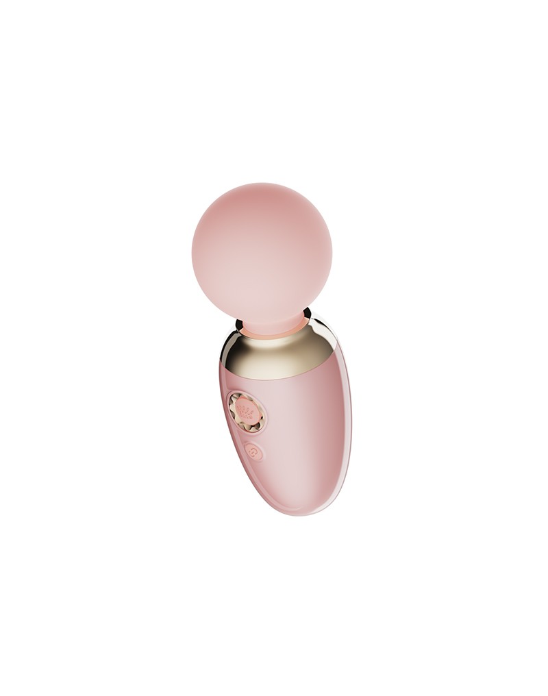 ZALO - Ava - Verwarming Mini Wandvibrator (met appbediening) - Lichtroze