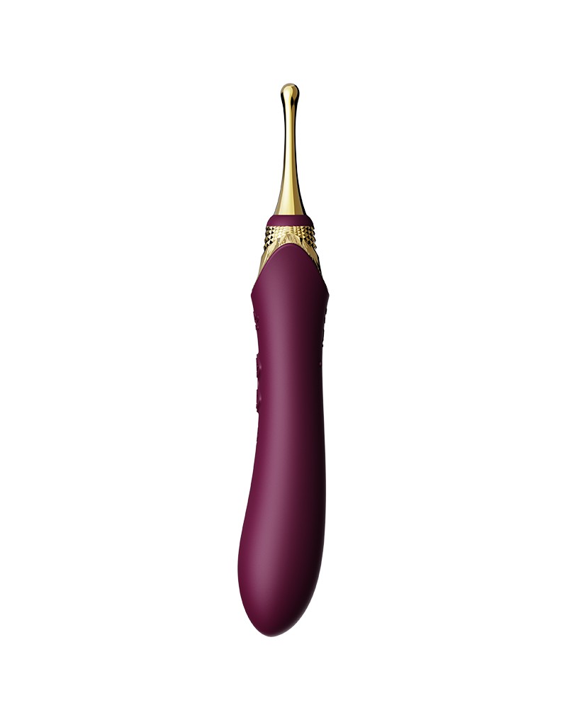 ZALO - Bess 2 - Verwarmende Clitoris Massager met 4 opzetstukken - Paars