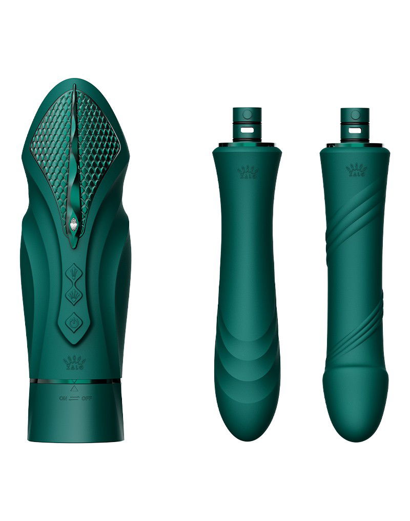 ZALO - Sesh - Verwarmende Vibrator met Afstandsbediening - Groen