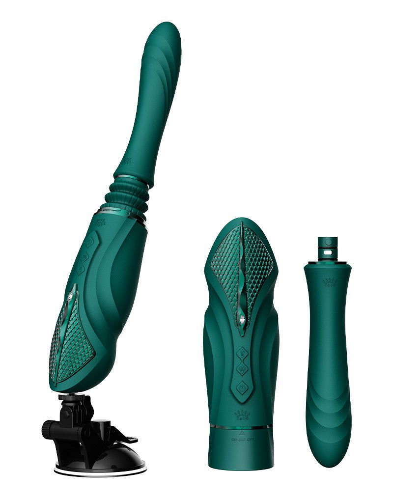 ZALO - Sesh - Verwarmende Vibrator met Afstandsbediening - Groen