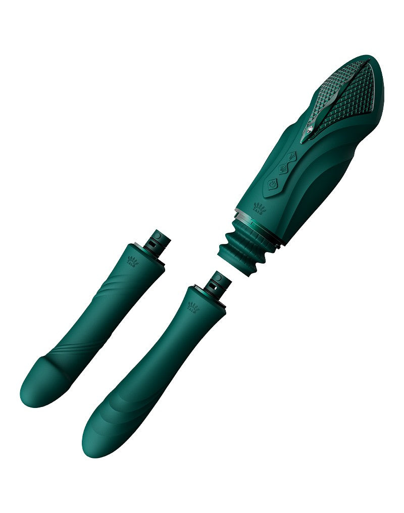 ZALO - Sesh - Verwarmende Vibrator met Afstandsbediening - Groen