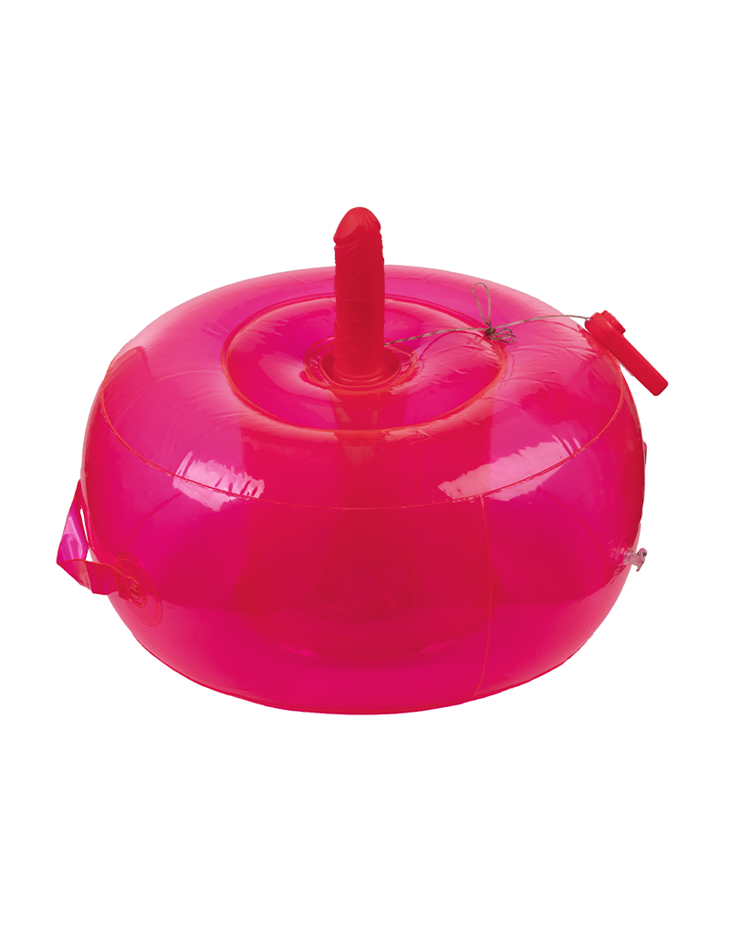 Inflatable Fun Cushion - met Ding Dong en afstandsbediening - Roze