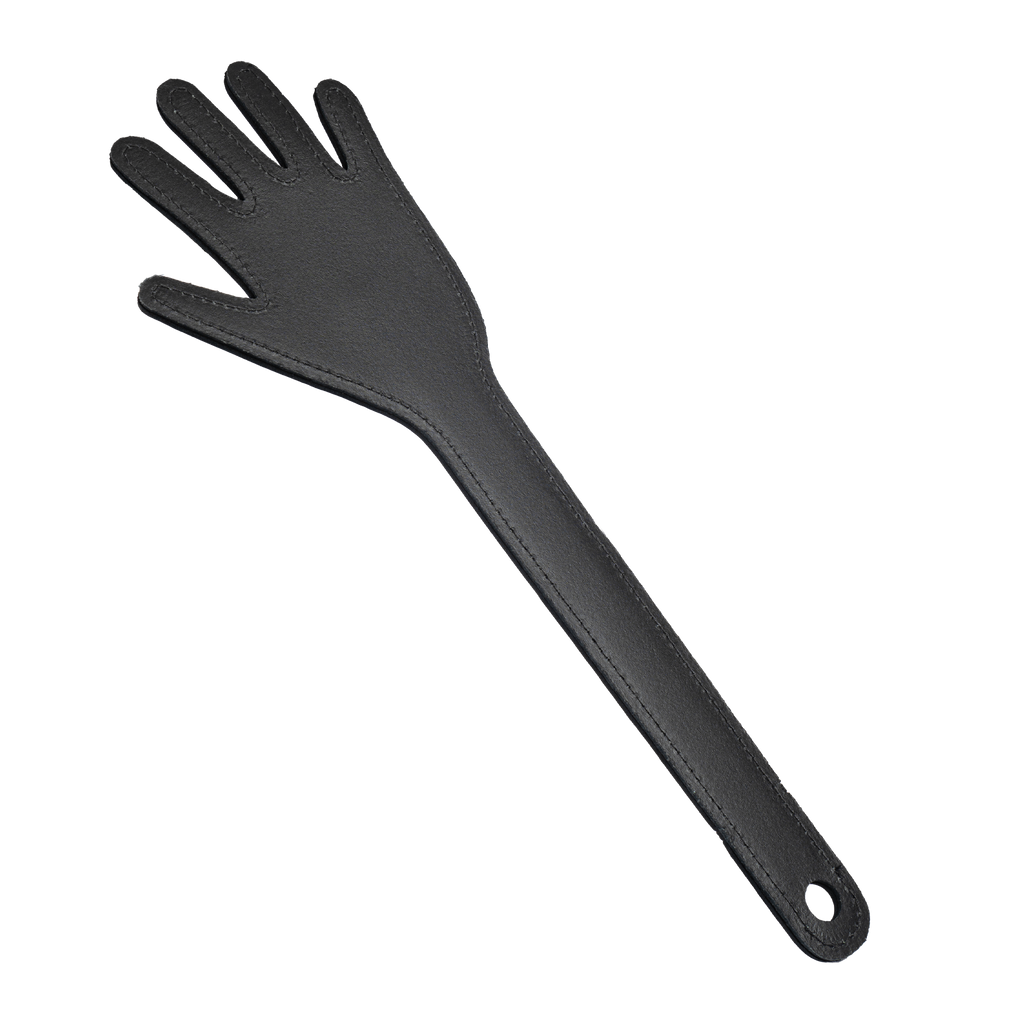 Rimba - Zweep handje, met metaal strip aan binnenzijde ter versteviging