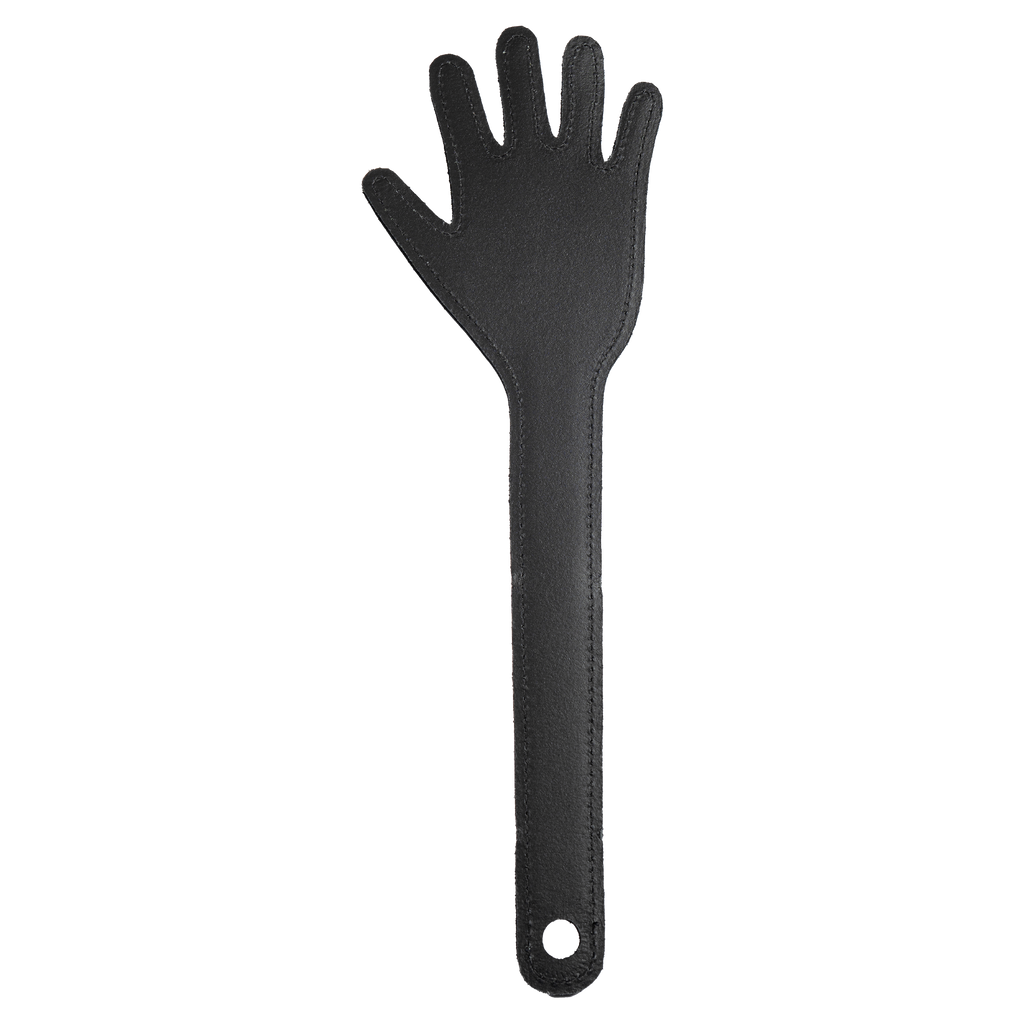 Rimba - Zweep handje, met metaal strip aan binnenzijde ter versteviging