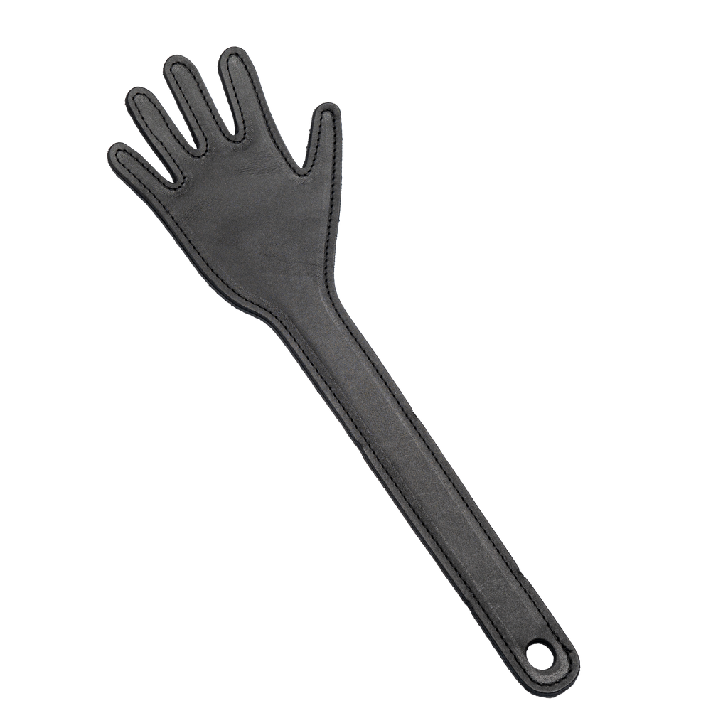 Rimba - Zweep handje, met metaal strip aan binnenzijde ter versteviging