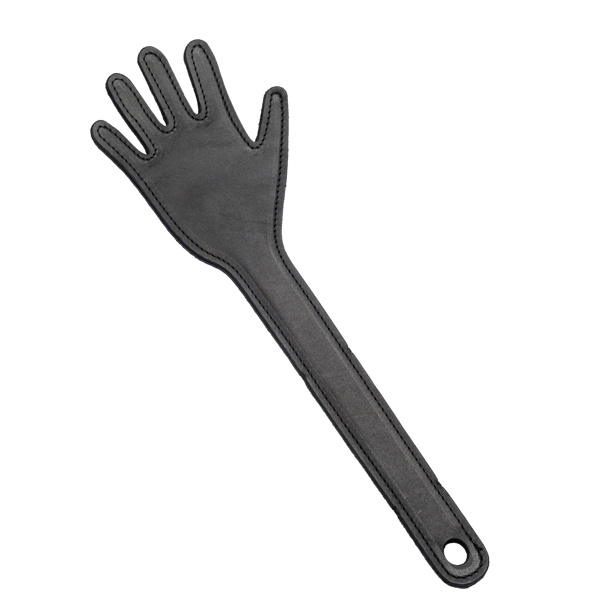 Rimba - Zweep handje, met metaal strip aan binnenzijde ter versteviging