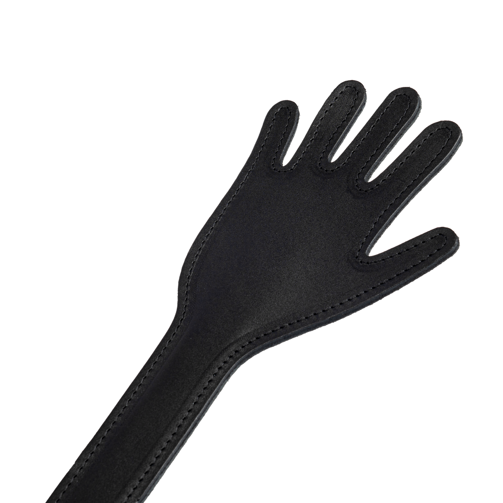 Rimba - Zweep handje, met metaal strip aan binnenzijde ter versteviging