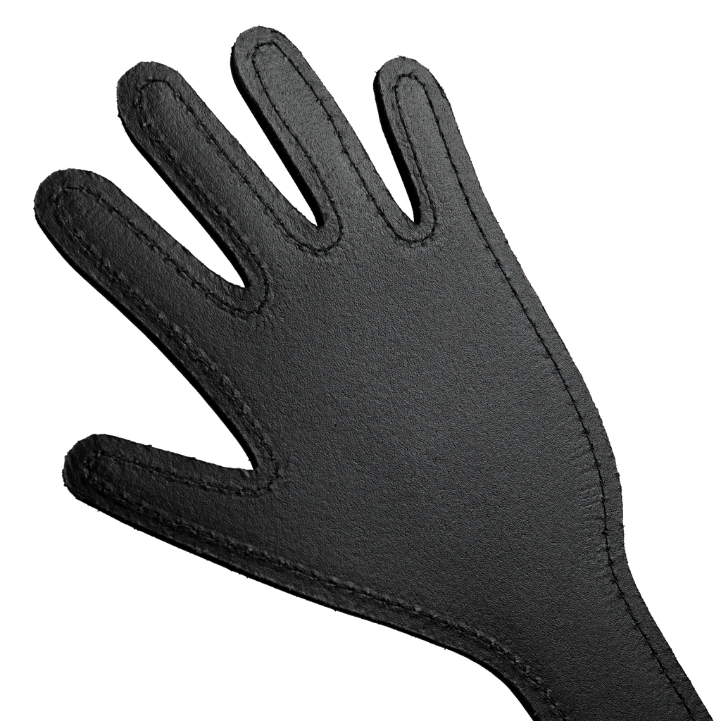 Rimba - Zweep handje, met metaal strip aan binnenzijde ter versteviging