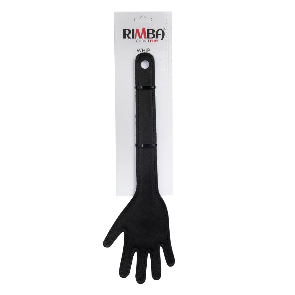 Rimba - Zweep handje, met metaal strip aan binnenzijde ter versteviging