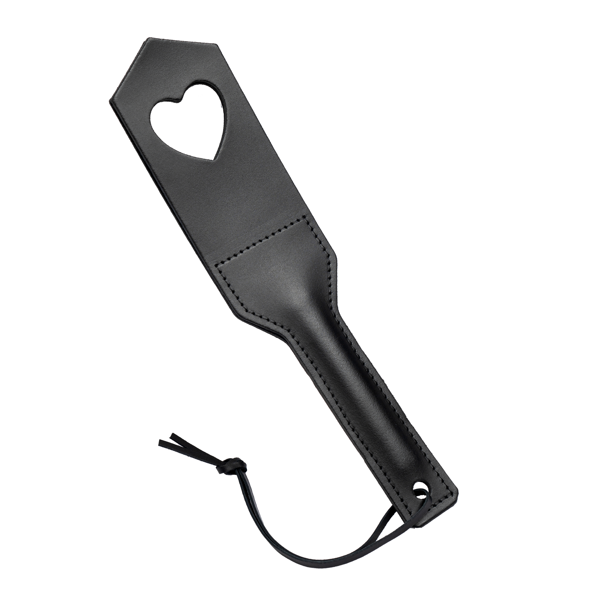 Rimba - Kleine paddle zweep met uitgesneden hartje