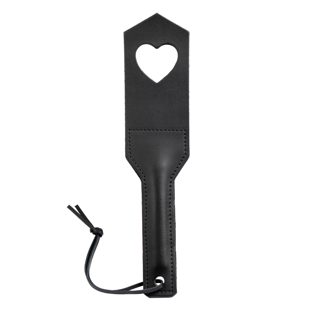 Rimba - Kleine paddle zweep met uitgesneden hartje