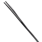 Rimba - Kleine paddle zweep met uitgesneden hartje