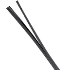 Rimba - Kleine paddle zweep met uitgesneden hartje