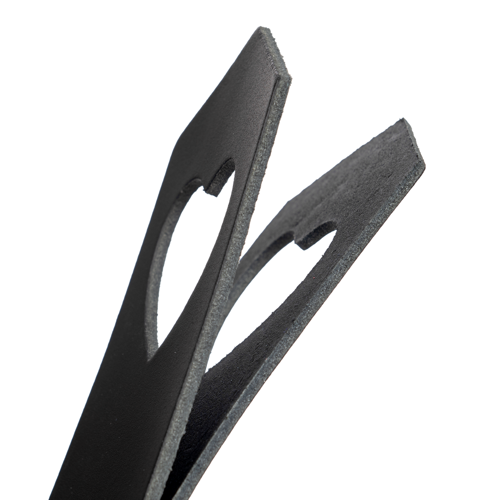 Rimba - Kleine paddle zweep met uitgesneden hartje