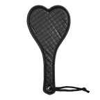 Rimba - Hartvormige flapzweep met stikselversiering aan één zijde