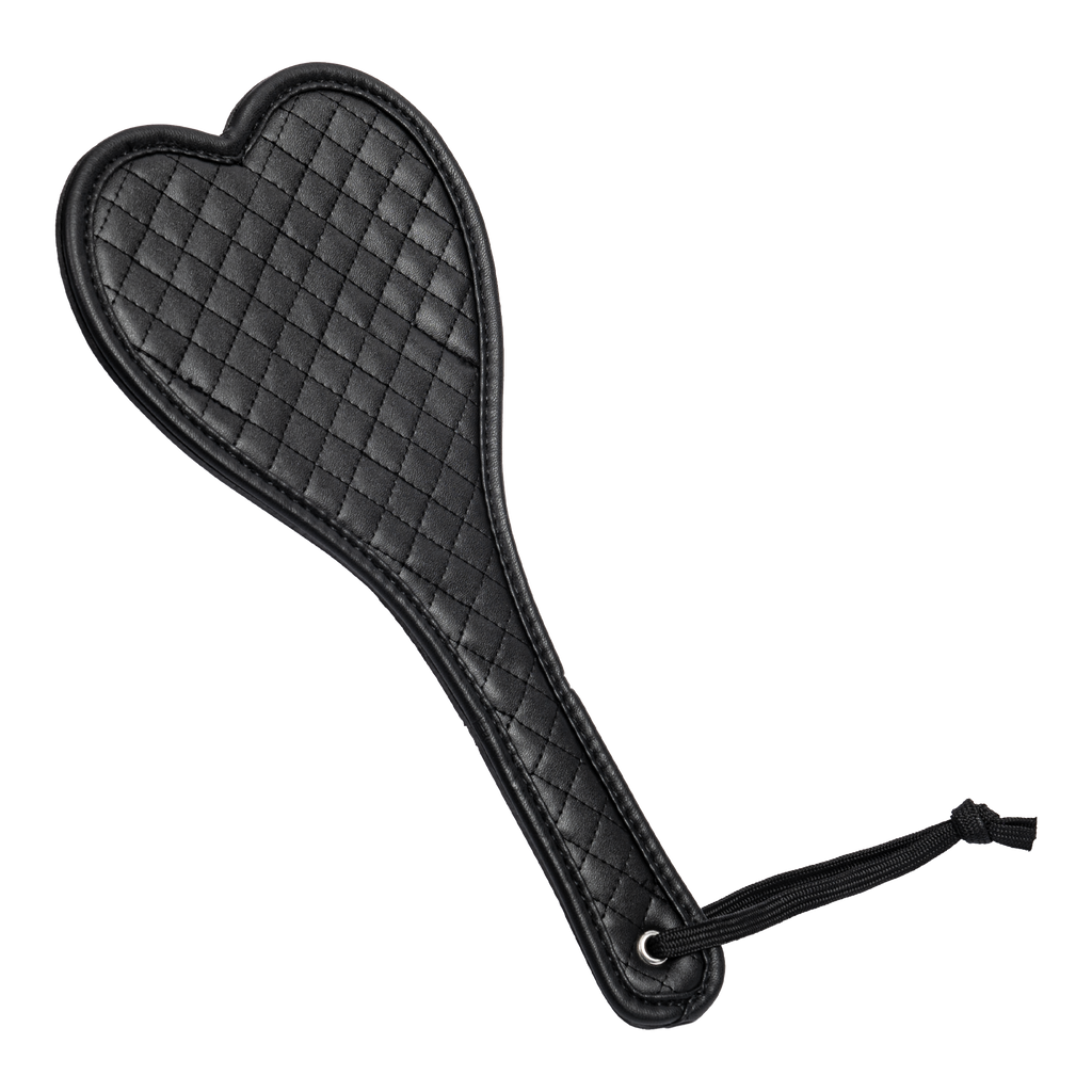 Rimba - Hartvormige flapzweep met stikselversiering aan één zijde