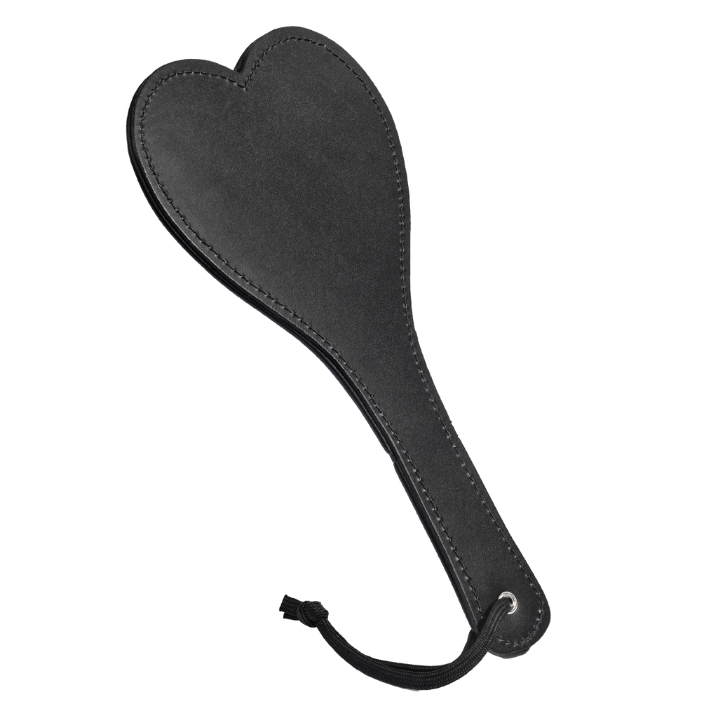 Rimba - Hartvormige flapzweep met stikselversiering aan één zijde