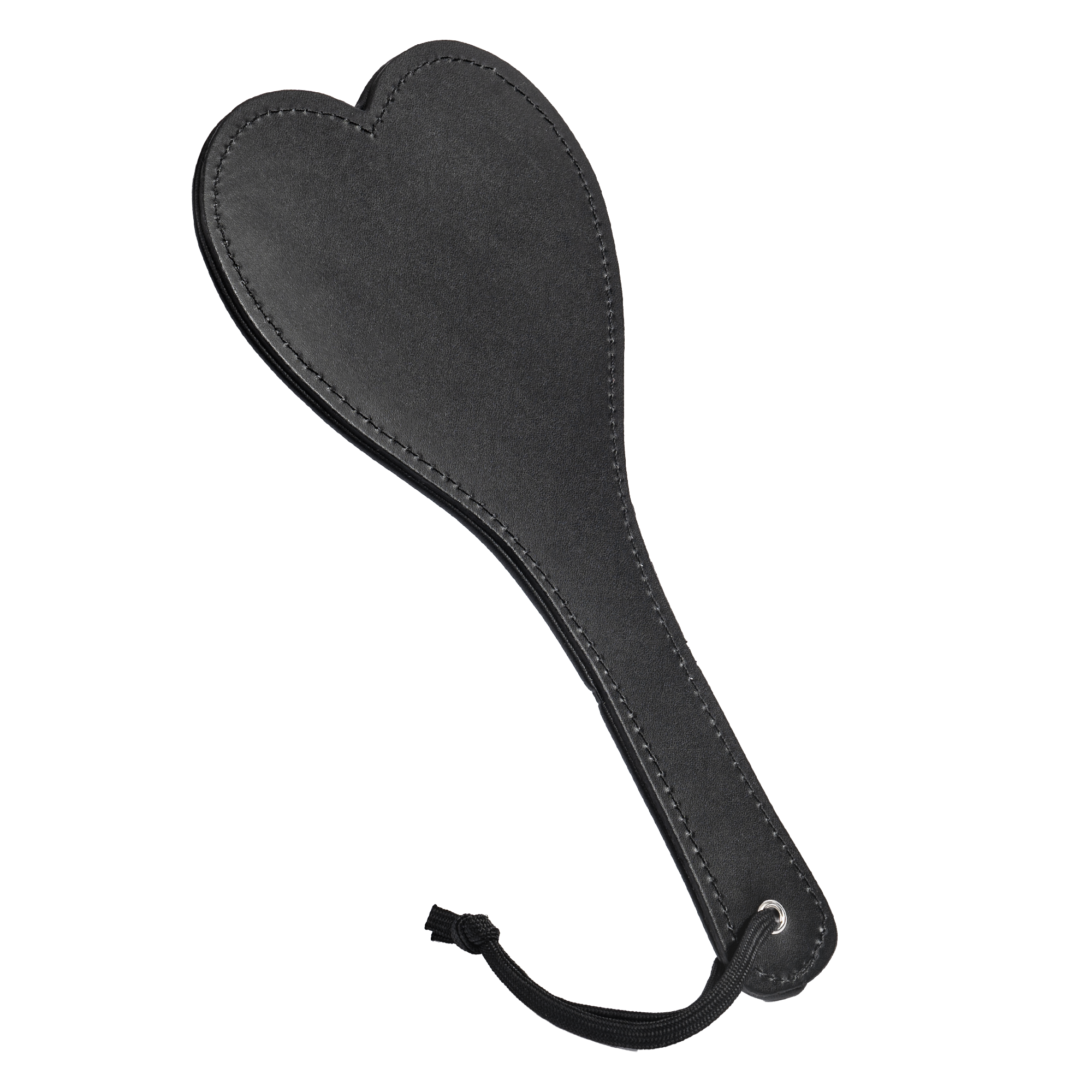 Rimba - Hartvormige flapzweep met stikselversiering aan één zijde