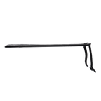 Rimba - Hartvormige flapzweep met stikselversiering aan één zijde